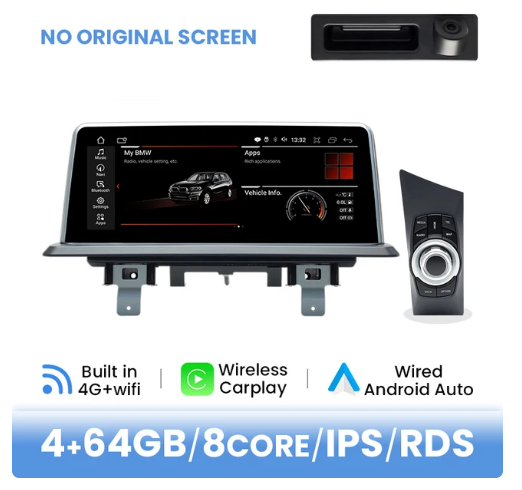 BMW E81 / E82 / E87 / E88 multimedija 8core + 4GB + 64ROM + iDrive + Camera 10.25" *NOEM