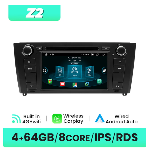 BMW E81 / E82 / E87 / E88 multimedija 8core + 4GB + 64ROM 7" *Z2