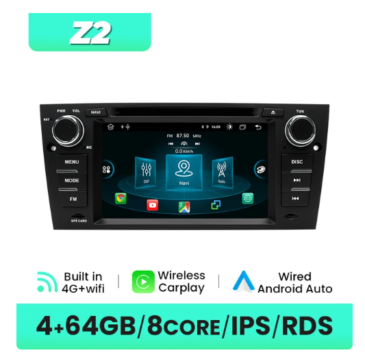 BMW E90 / E91 / E92 / E93 multimedija 8core + 4GB + 64ROM 7" *Z2