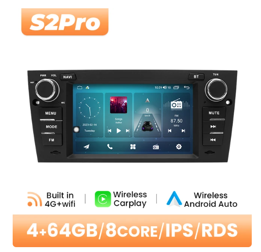 BMW E90 / E91 / E92 / E93 multimedija 8core + 4GB + 64ROM 7" *S2PRO