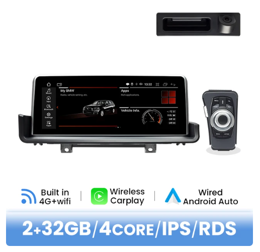 BMW E90 / E91 / E92 / E93 multimedija 4core + 2GB + 32ROM + iDrive + Camera 10.25" *NOEM