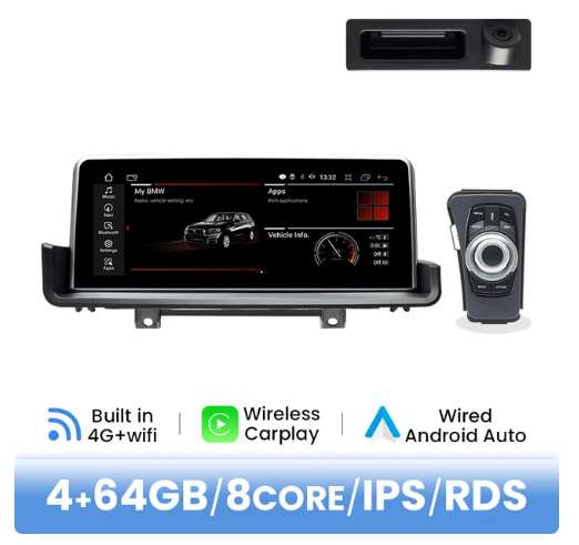 BMW E90 / E91 / E92 / E93 multimedija 8core + 4GB + 64ROM + iDrive + Camera 10.25" *NOEM
