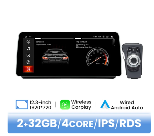 BMW E90 / E91 / E92 / E93 multimedija 4core + 2GB + 32ROM + iDrive 12.3" *NOEM