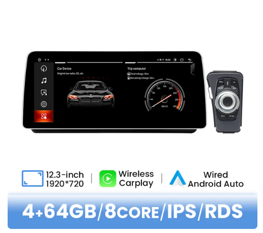 BMW E90 / E91 / E92 / E93 multimedija 8core + 4GB + 64ROM + iDrive 12.3" *NOEM