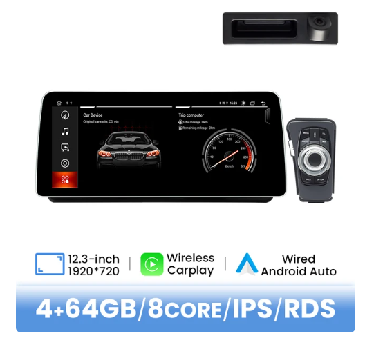 BMW E90 / E91 / E92 / E93 multimedija 8core + 4GB + 64ROM + iDrive + Camera 12.3" *NOEM