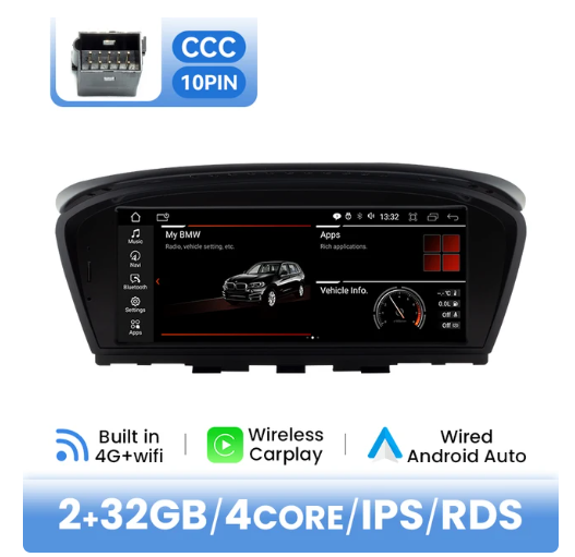 BMW E90 / E91 / E92 / E93 / E60 / E61 / E63 / E64 multimedija 4core + 2GB + 32ROM 8.8" *CCC