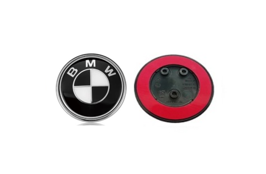 BMW zenkliukas F - serija 82mm juoda / balta (3 pin)