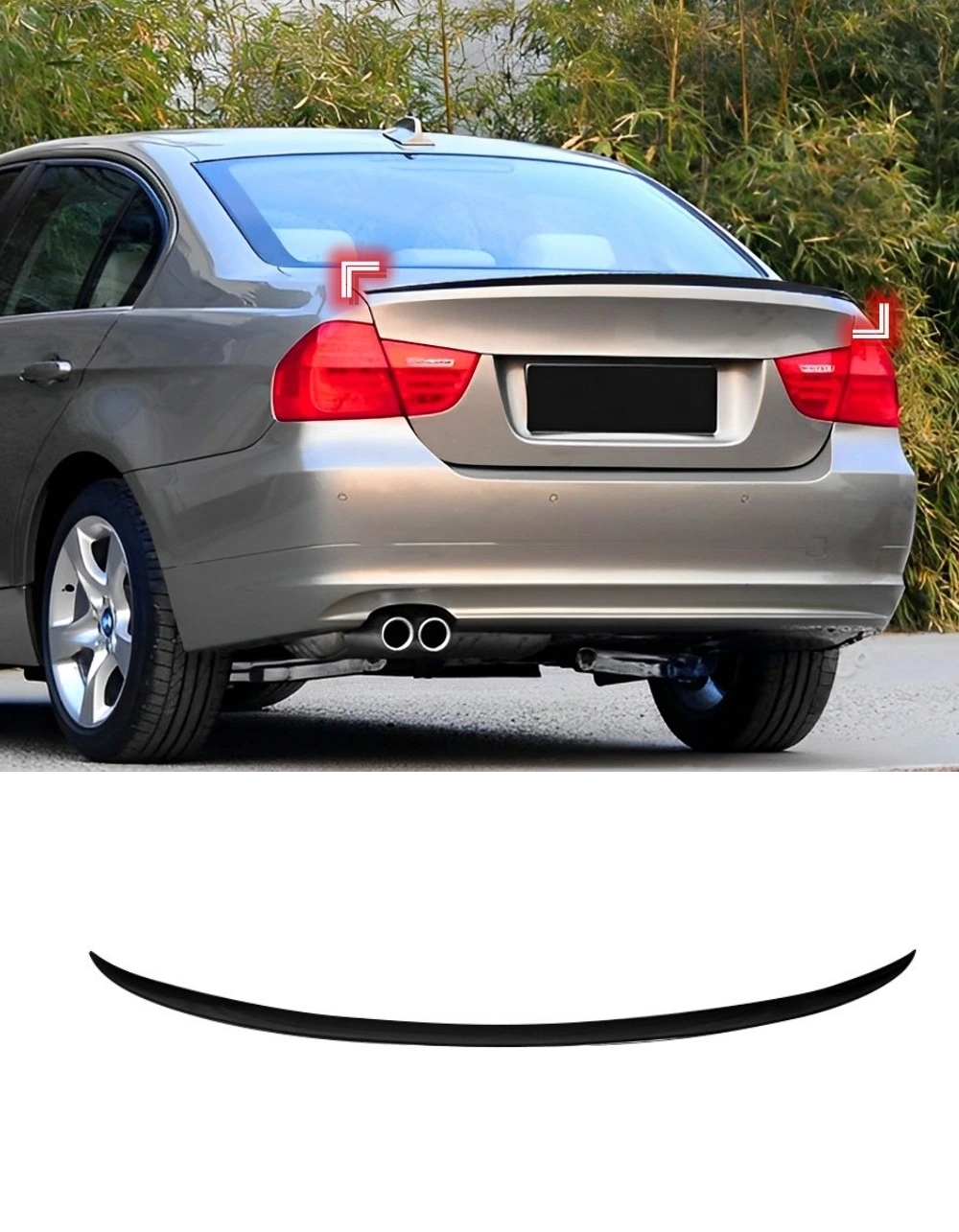 BMW E90 bagazines spoileris M3