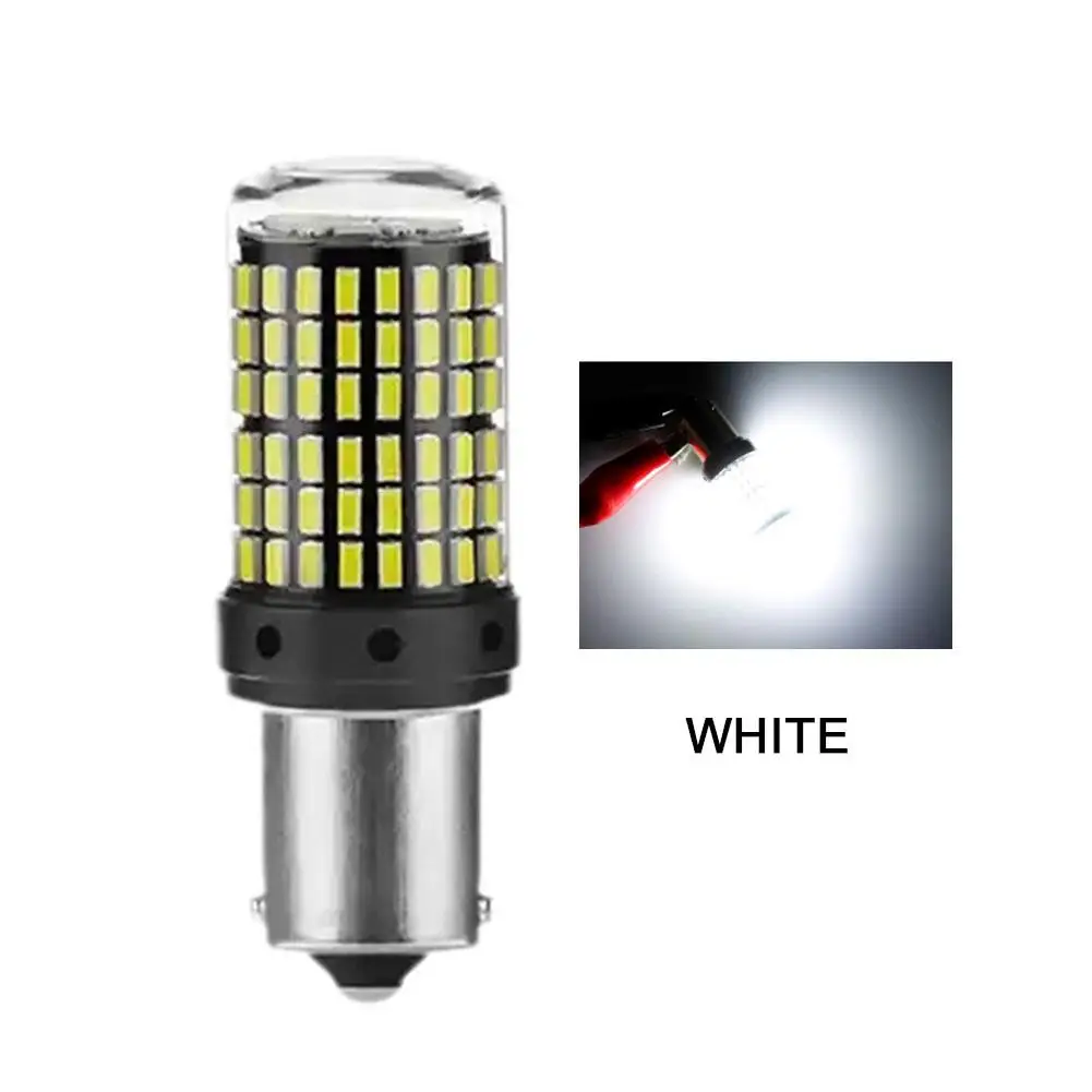 LED lemputės atbuliniui P21W BA15S 1156 144SMD CANBUS (2vnt.)