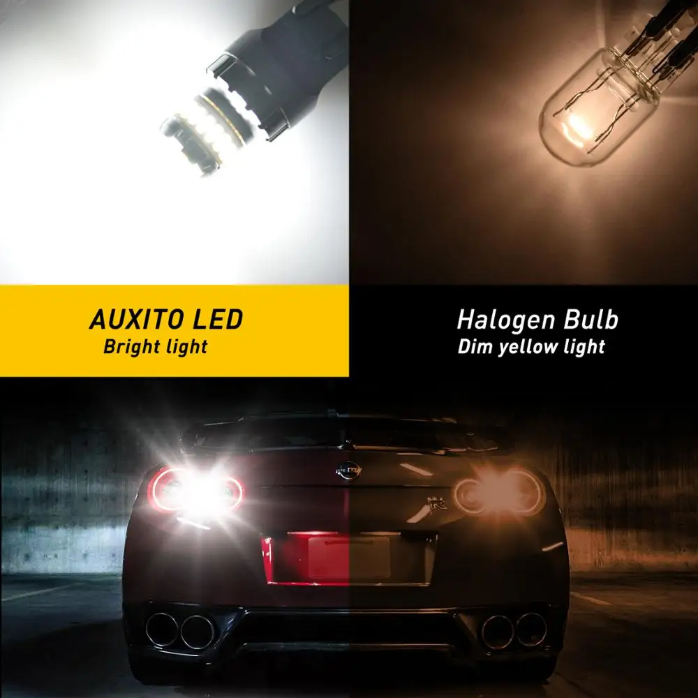 LED lemputės T20 W21W 23SMD CANBUS  (2vnt.)