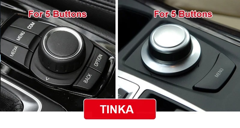 BMW Idrive multimedijos mygtukas Arrow style (5 arba 1 mygtukams)