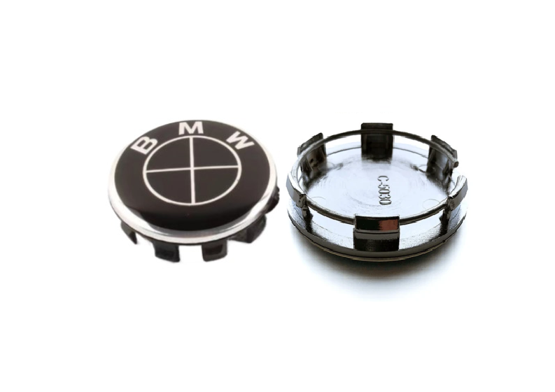 BMW ratlankiu dangteliai 60mm pilnai juodi