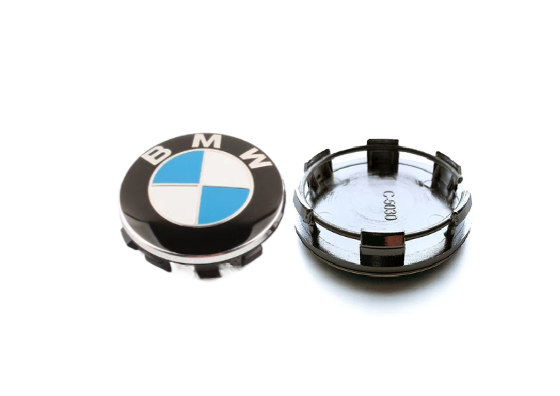 BMW ratlankiu dangteliai 60mm melyna / balta