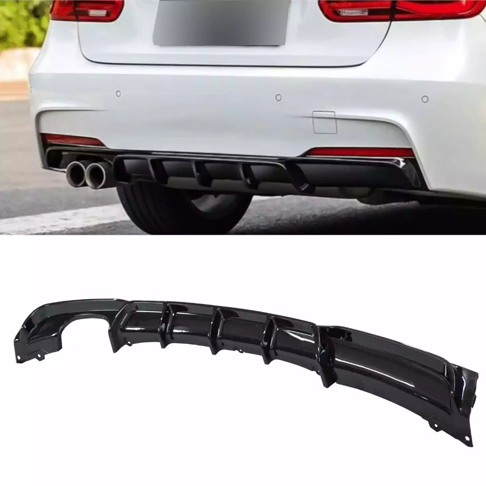 BMW F30 F31 bamperio difuzorius 2x0