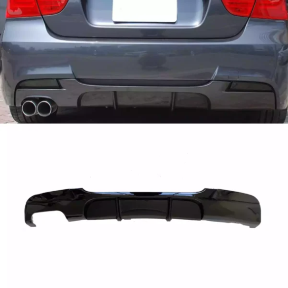BMW E90 E91 bamperio difuzorius 2x0