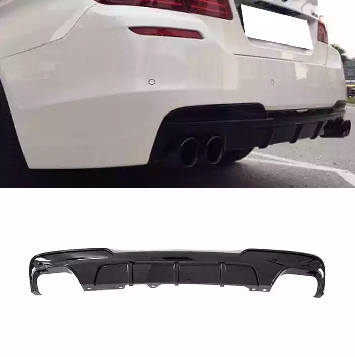 BMW F10 F11 bamperio difuzorius 2x2