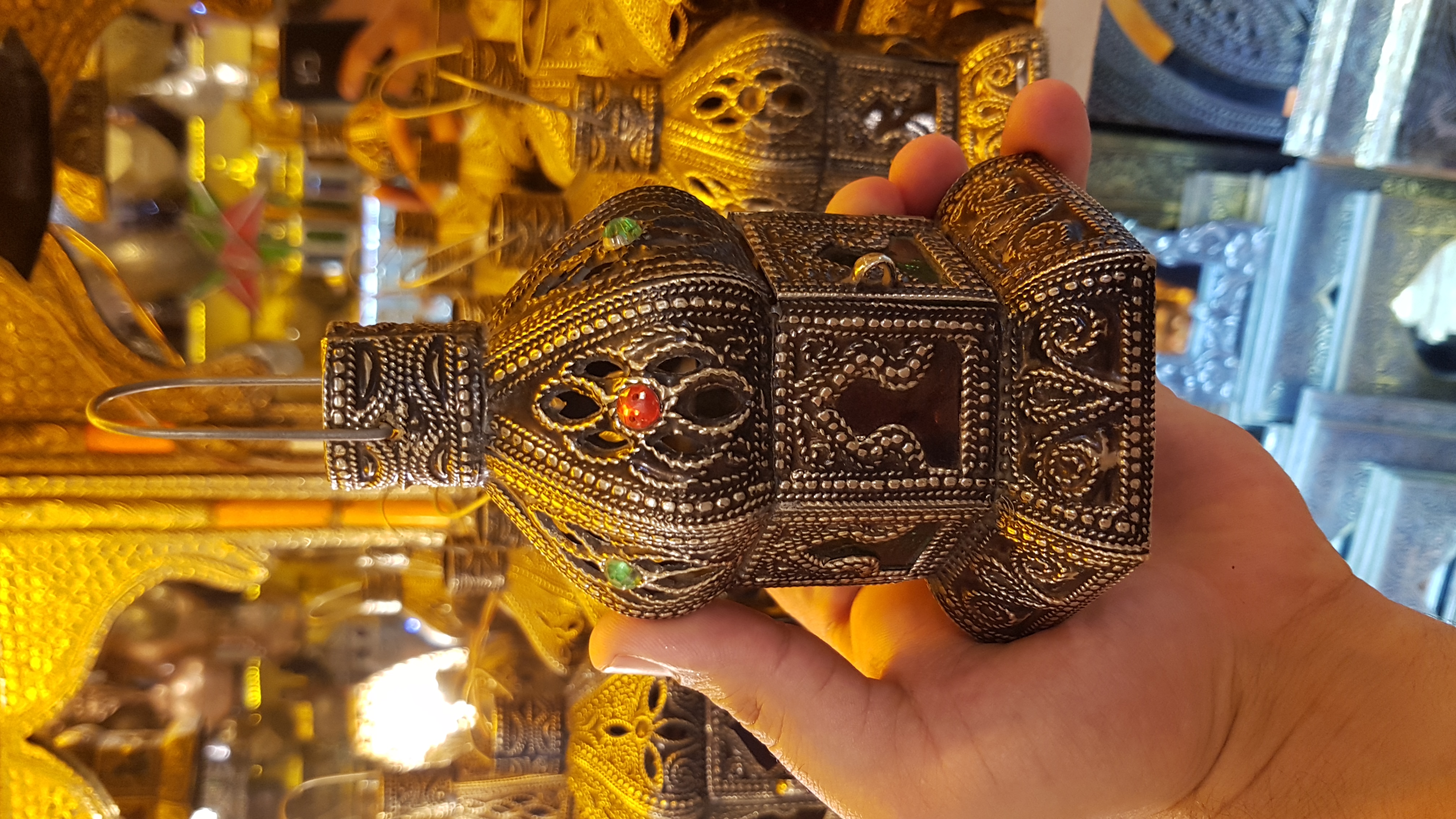 Set Of 2 Candle Metal Glass Fairy Lights