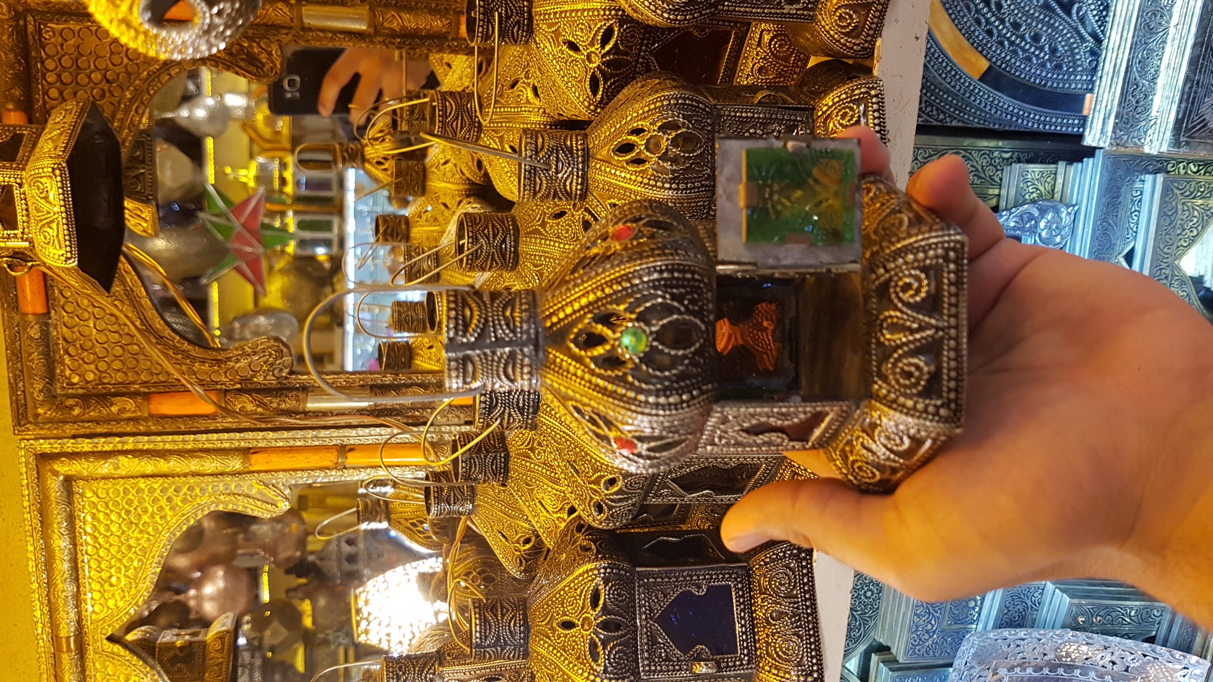 Set Of 2 Candle Metal Glass Fairy Lights