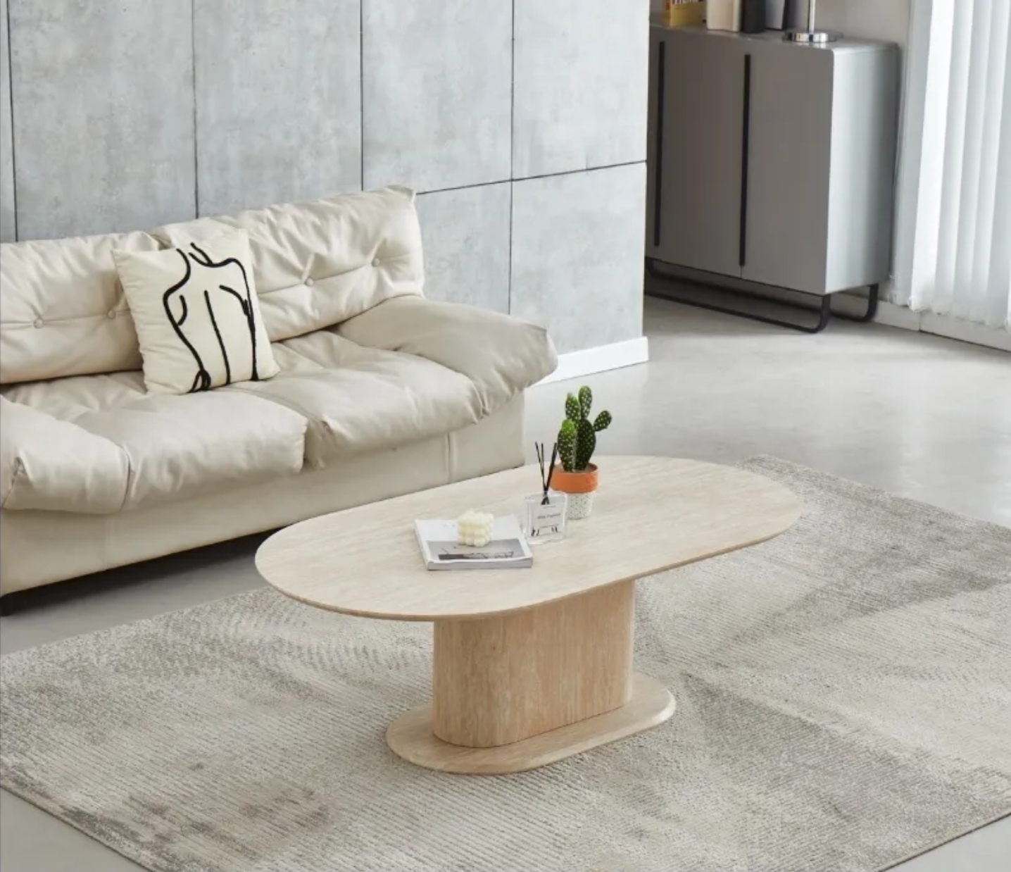 Table basse Travertin