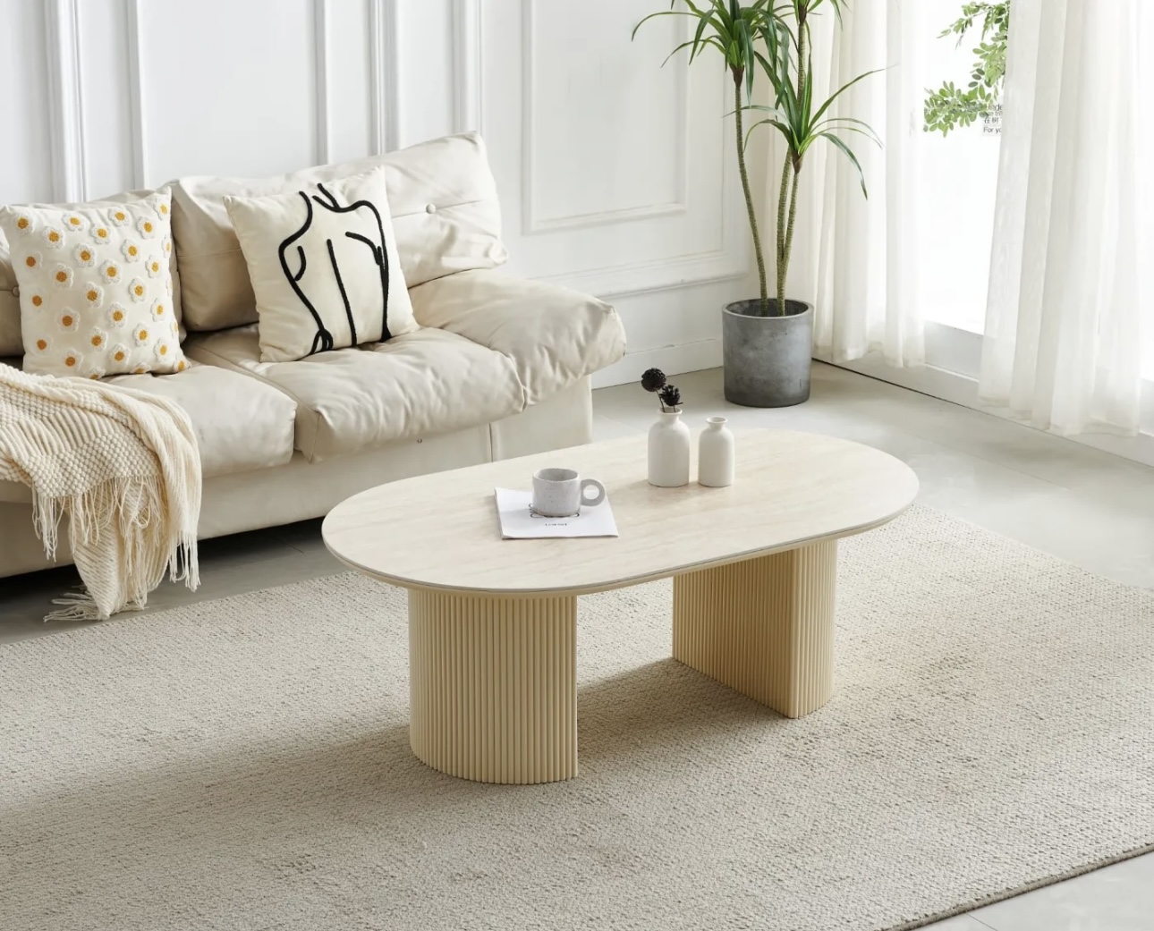 Table basse céramique Calypso