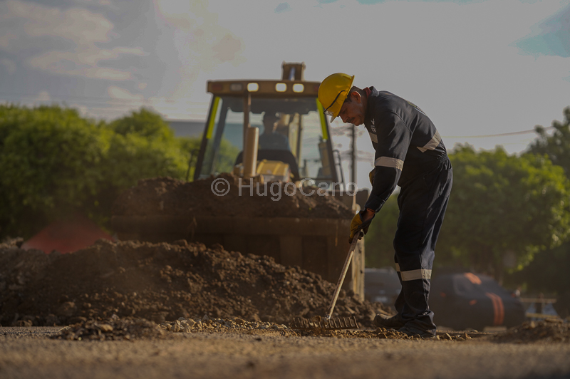Trabajador en la obra