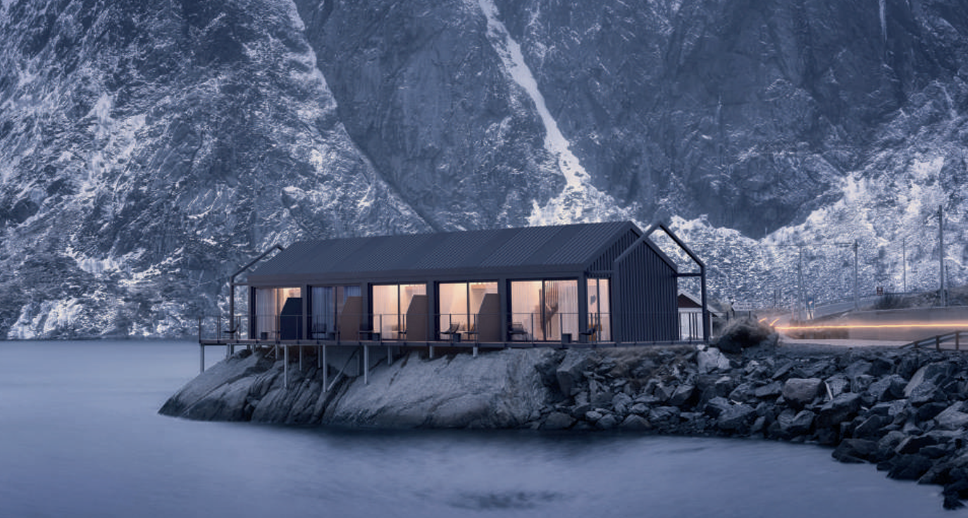 Modern Hotel / Floating Hotel - Prefabricated / Modular - 146,71m2
