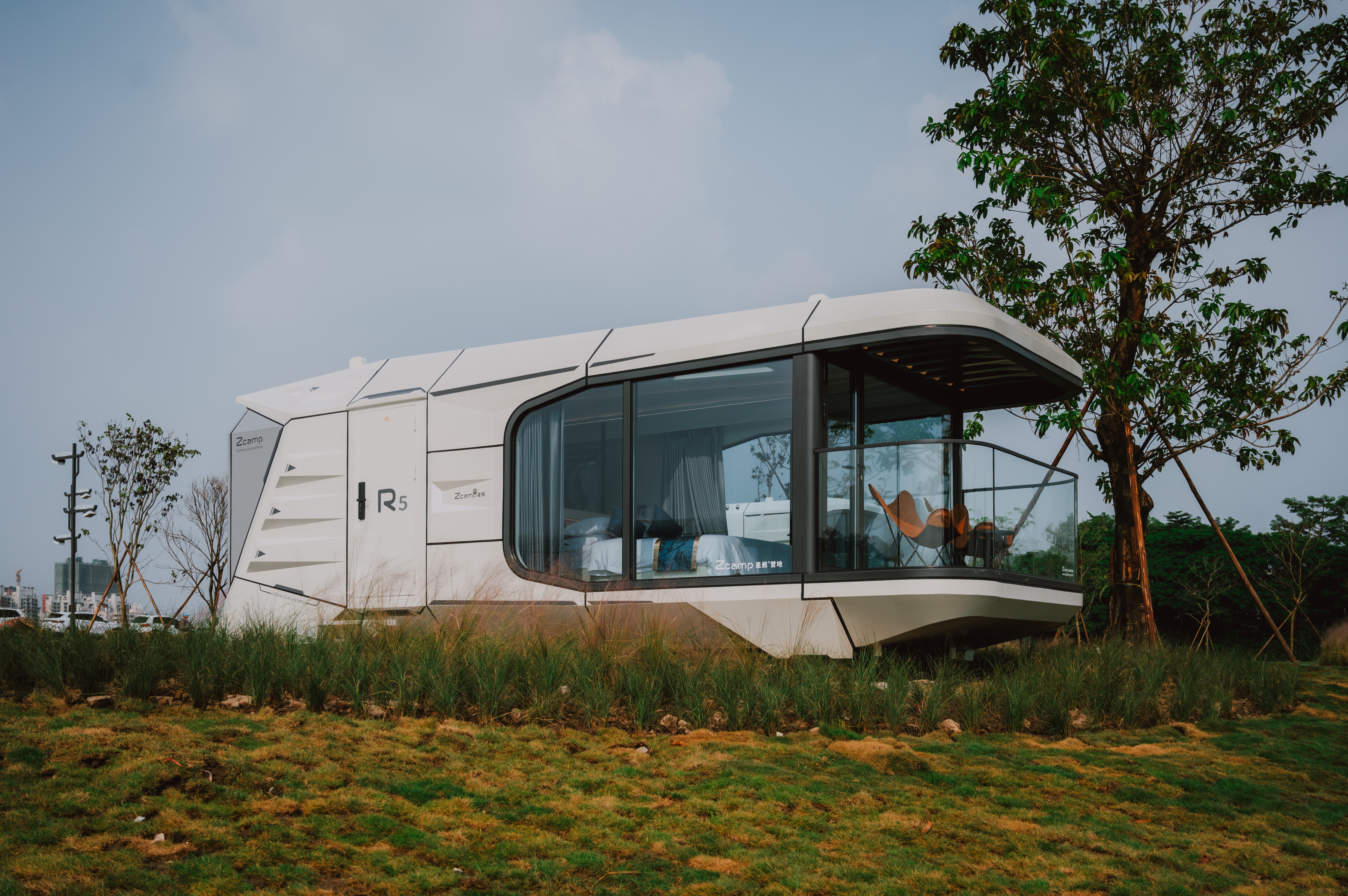 Luxury Accommodation - Prefabricated House - Model R - 30 m² (322.91 sq ft) With Balcony