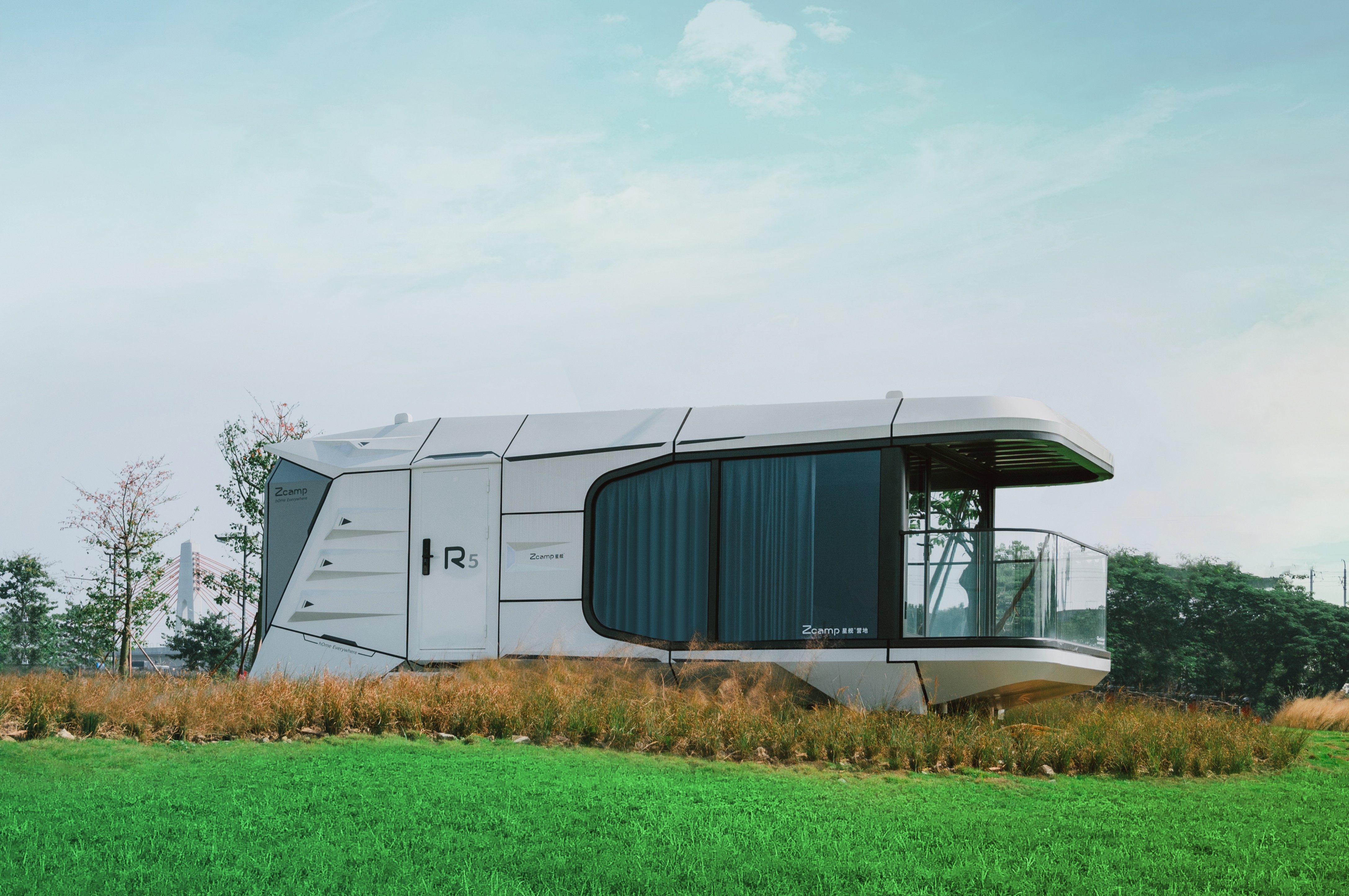 Luxury Accommodation - Prefabricated House - Model R - 30 m² (322.91 sq ft) With Balcony