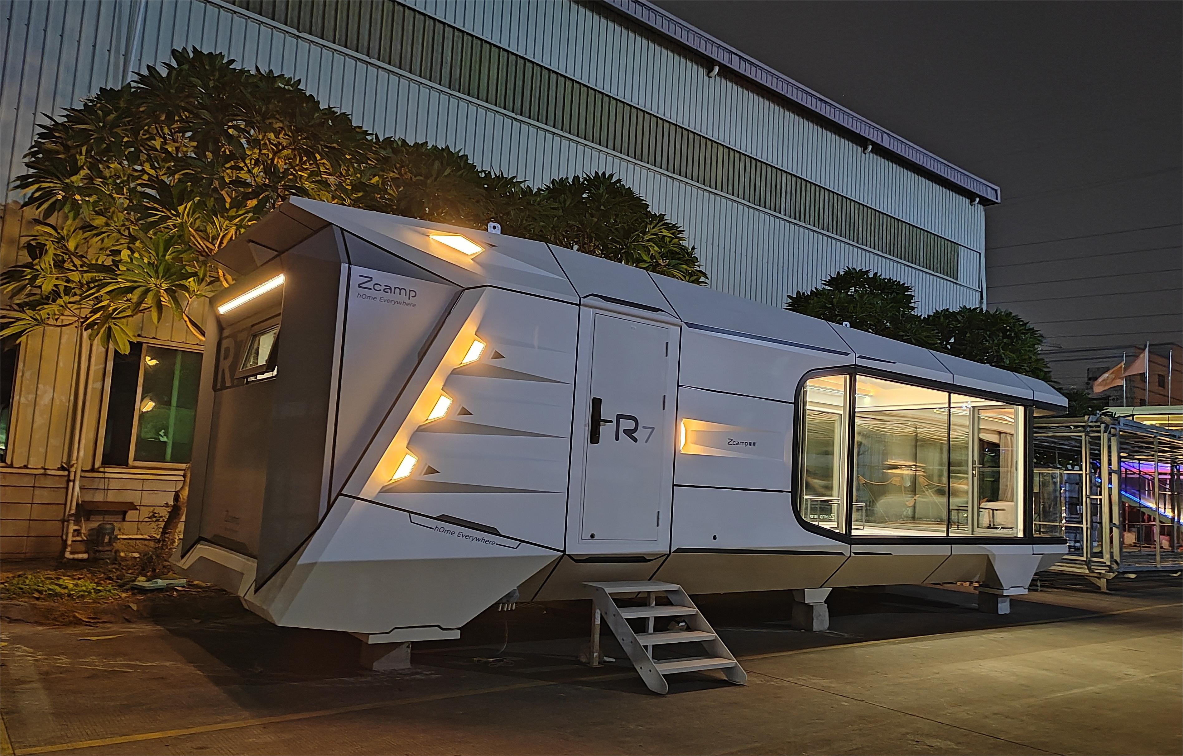 Luxury Accommodation - Prefabricated House - Model R - 38 m² (408.97 sq ft) With Balcony
