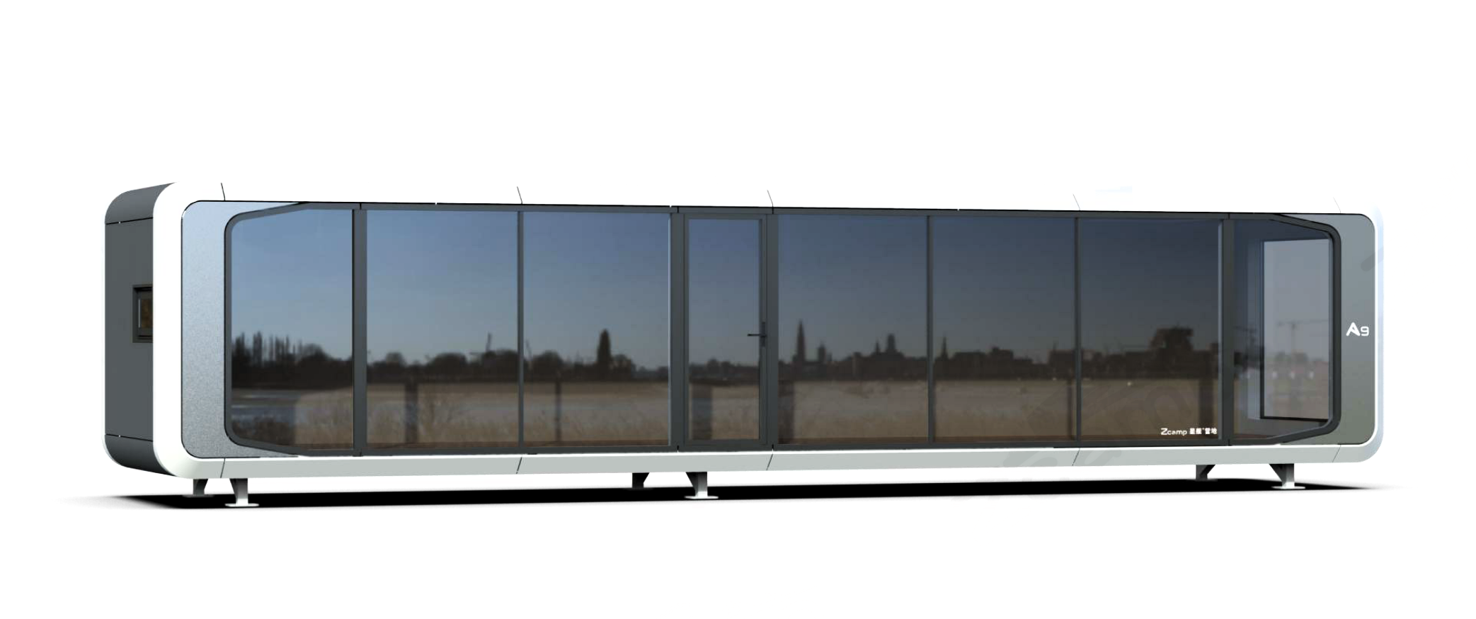 Luxury Accommodation - Prefabricated House - Model A - 44.6 m² (479.96 sq ft)
