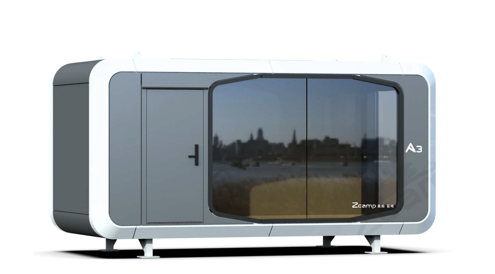 Luxury Accommodation - Prefabricated House - Model A - 15.7m² (169.01 sq ft)