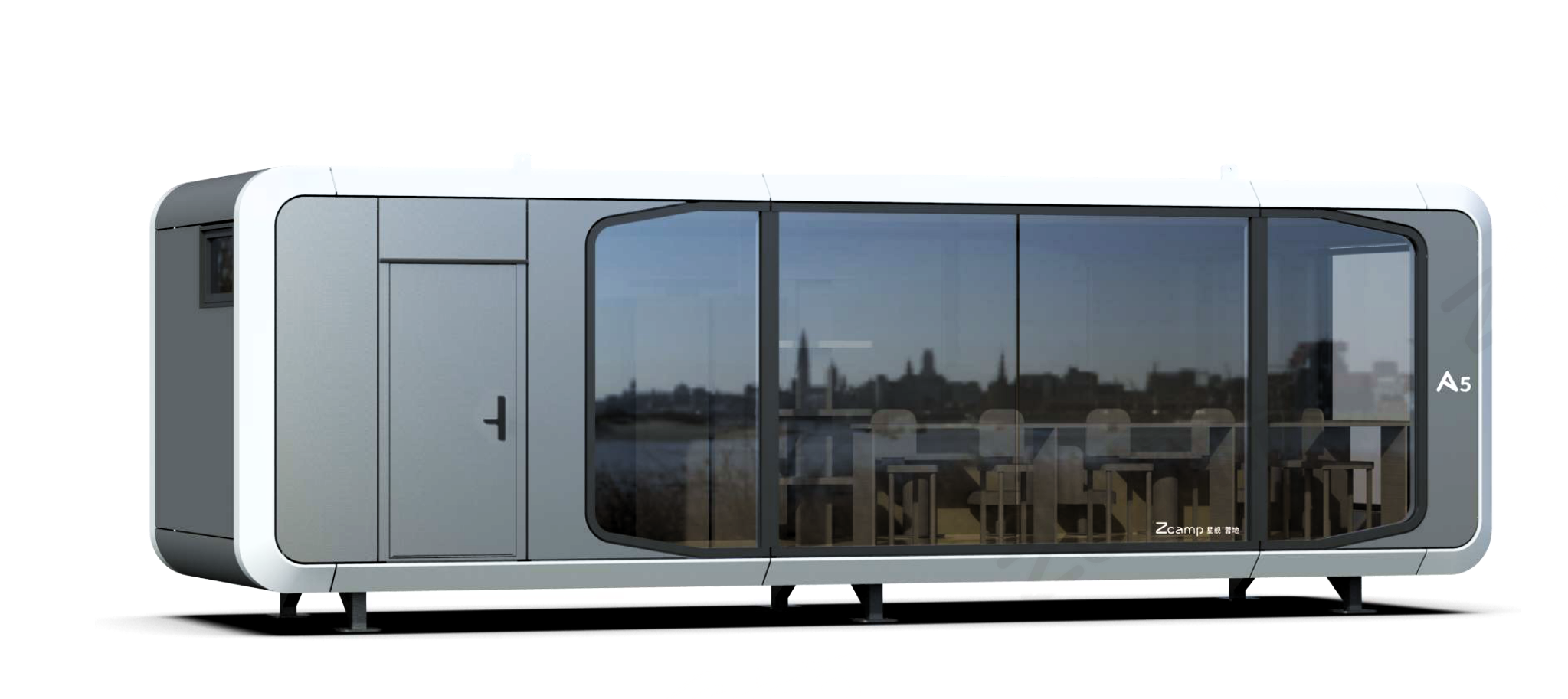 Luxury Accommodation - Prefabricated House - Model A - 31.4m² (337.97 sq ft)