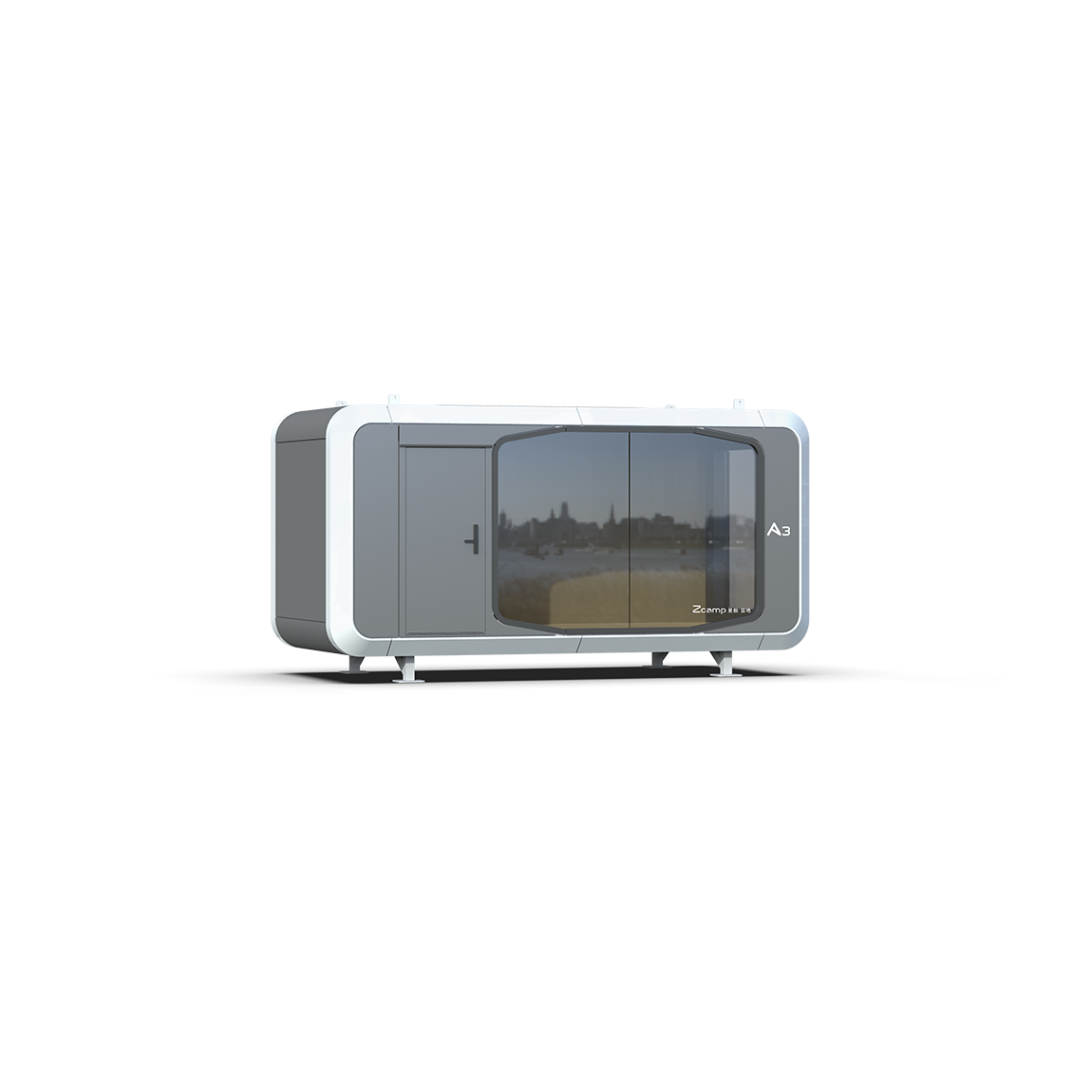 Luxury Accommodation - Prefabricated House - Model A - 15.7m² (169.01 sq ft)