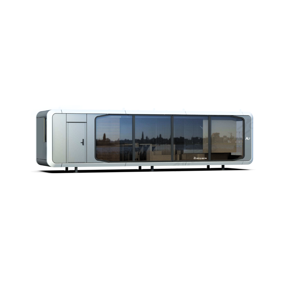 Luxury Accommodation - Prefabricated House - Model A - 38 m² (408.97 sq ft)
