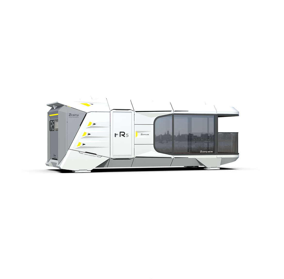 Luxury Accommodation - Prefabricated House - Model R - 30 m² (322.91 sq ft) With Balcony