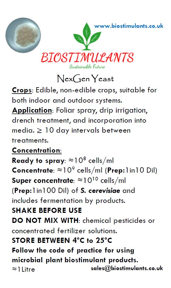 NexGen Yeast 10 Litres (SUPER CONCENTRATE) / 10 Hectares (Ha)