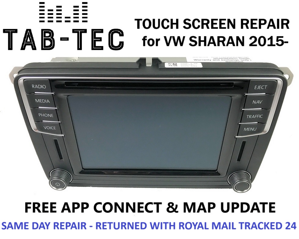 VW SHARAN Touchscreen Repair & Software Update Service