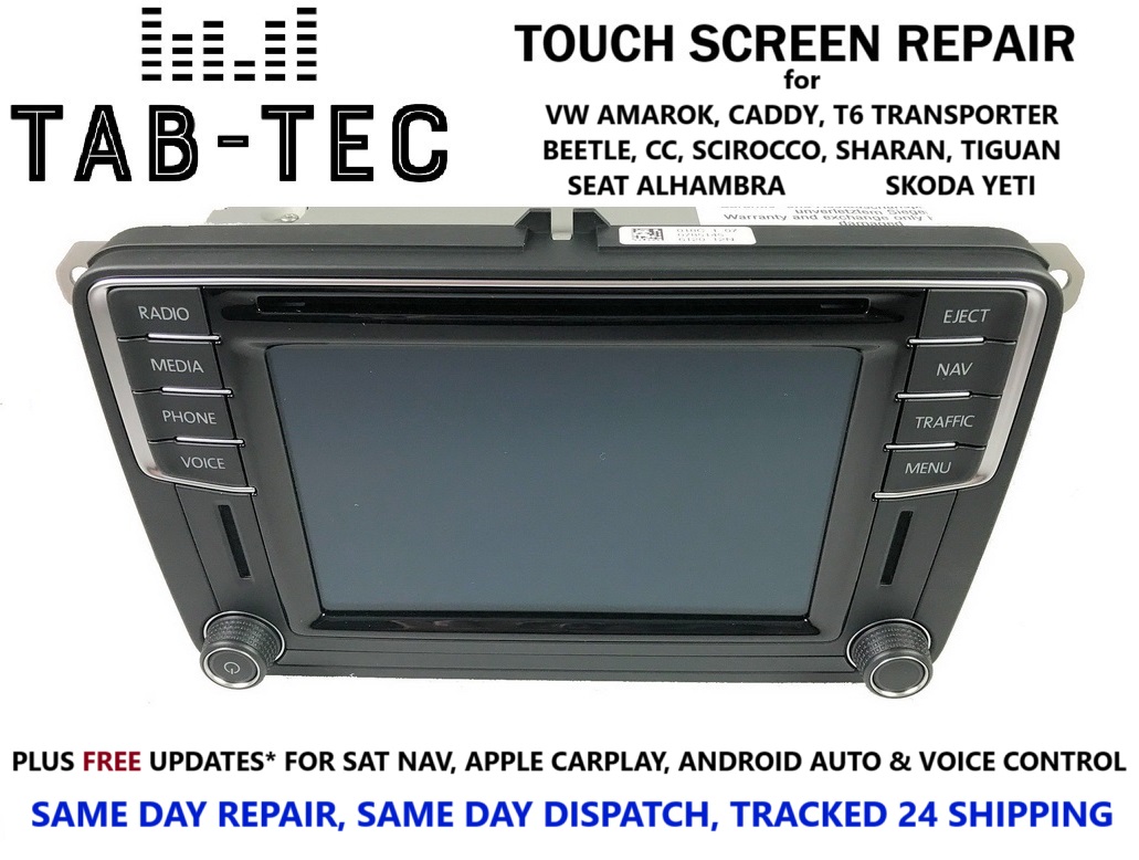 VW Discover Media Screen Repair CarPlay & Map Update Service