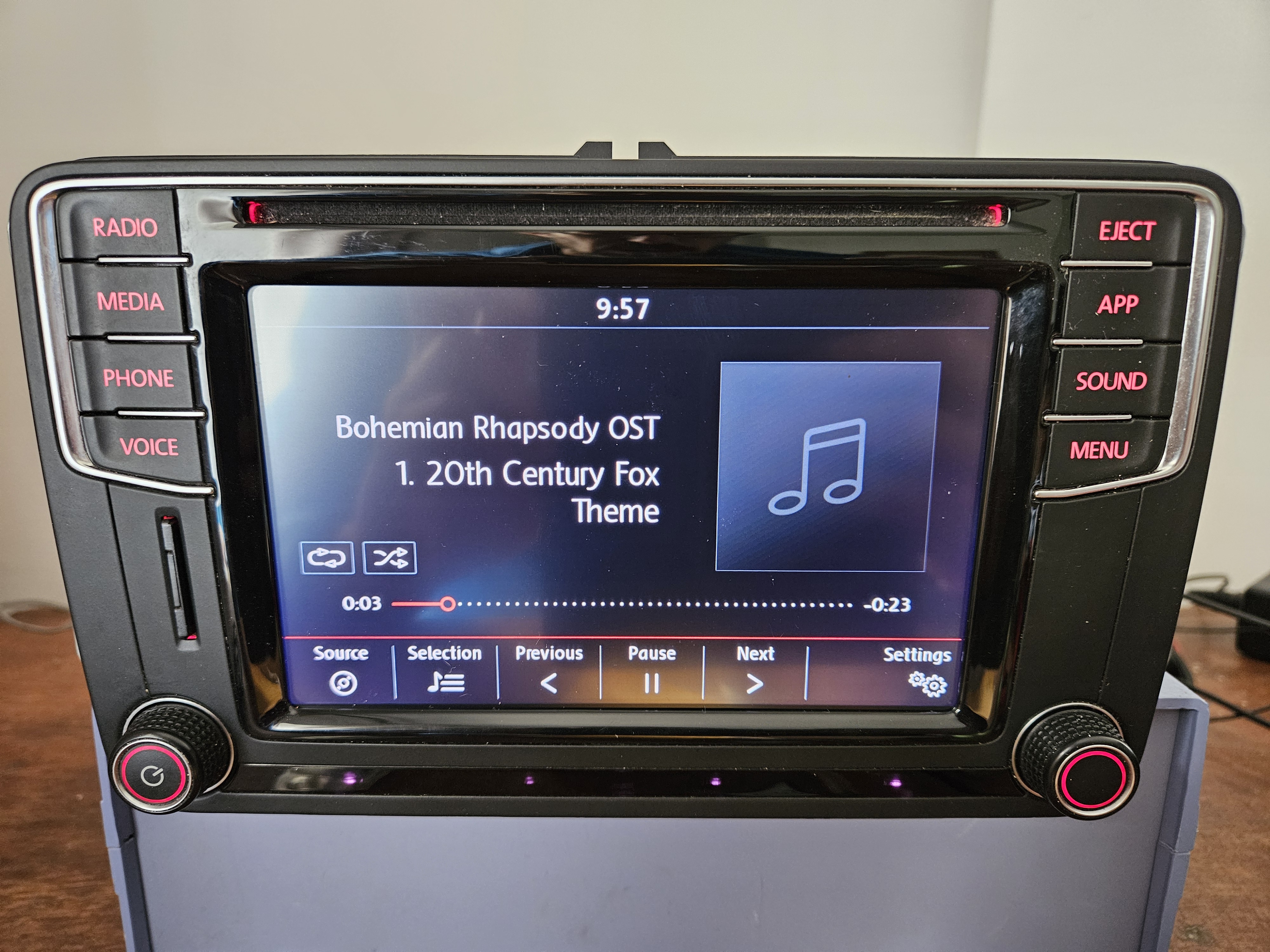 VW SEAT COMPOSITION MEDIA CARPLAY BLUETOOTH HEAD UNIT