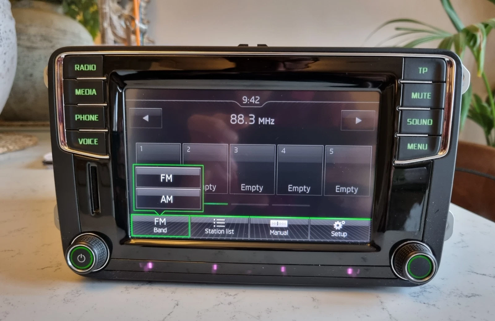 SKODA MIB2 BOLERO AM/FM CARPLAY BLUETOOTH HEAD UNIT