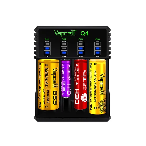 VAPCELL Q4 CARGADOR DE BATERIAS
