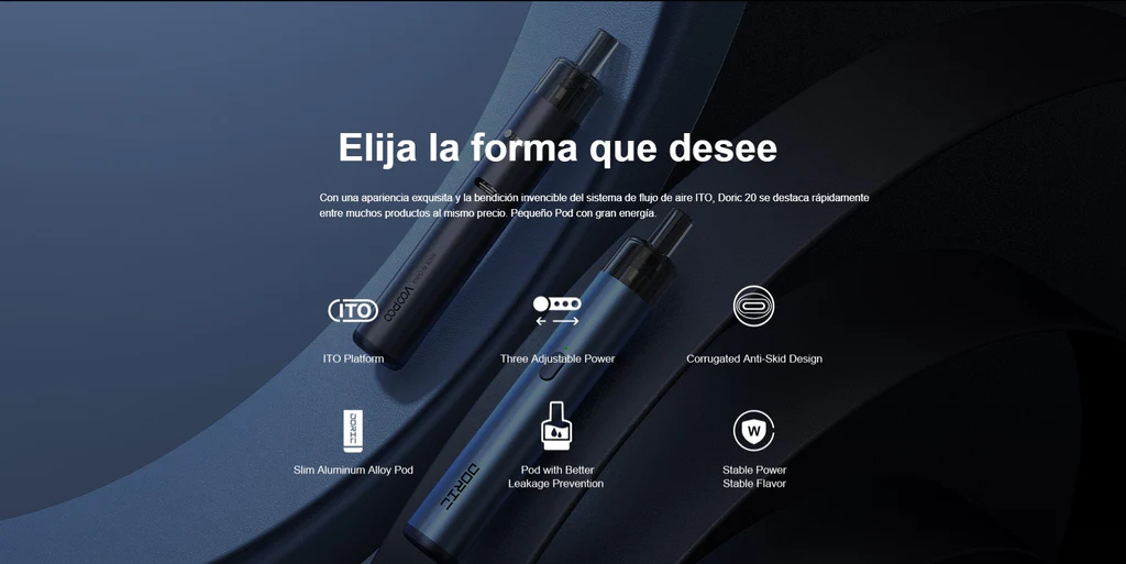 DORIC 20W POD EN KIT ORIGINAL