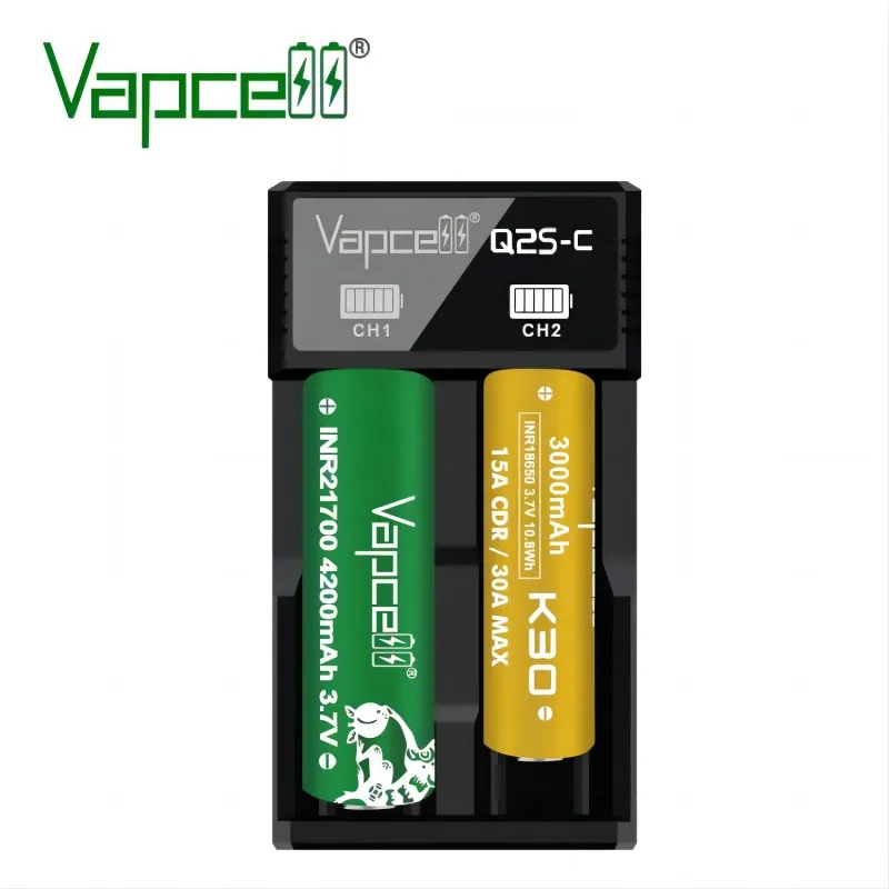 CARGADOR DE BATERIAS DE LITIO Q2 VAPCELL