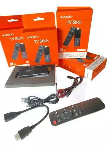 Nuevo TV Stick android tv / tvbox mejorado 4K ultrahd + control y apps