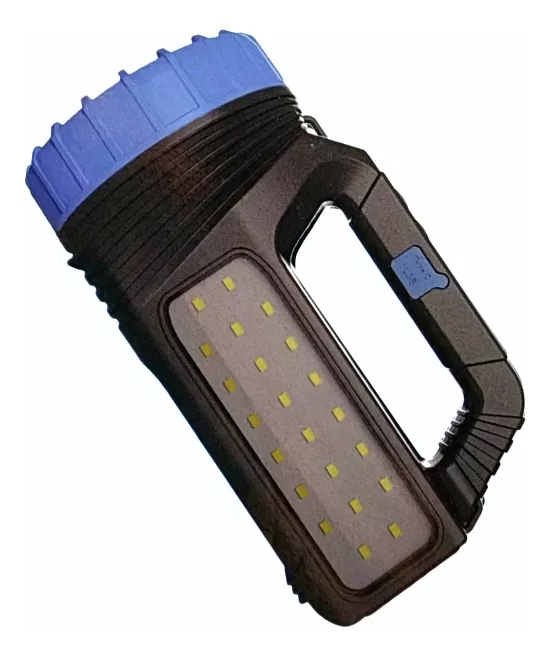 Super Linterna LED Haz de Laser recargable usb y Solar