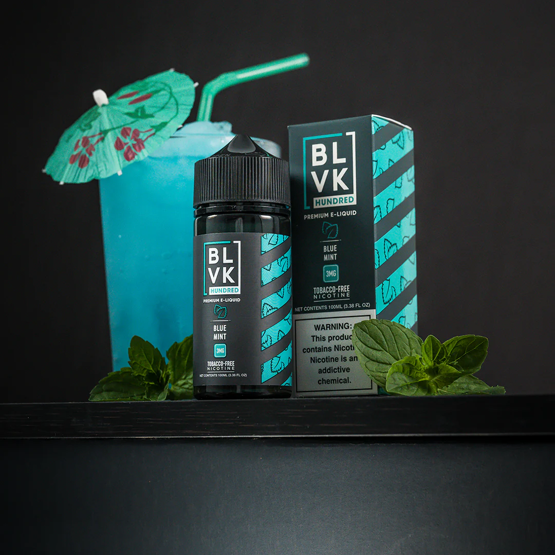 Líquido BLVK Hundred Blue Mint 100ML 3MG