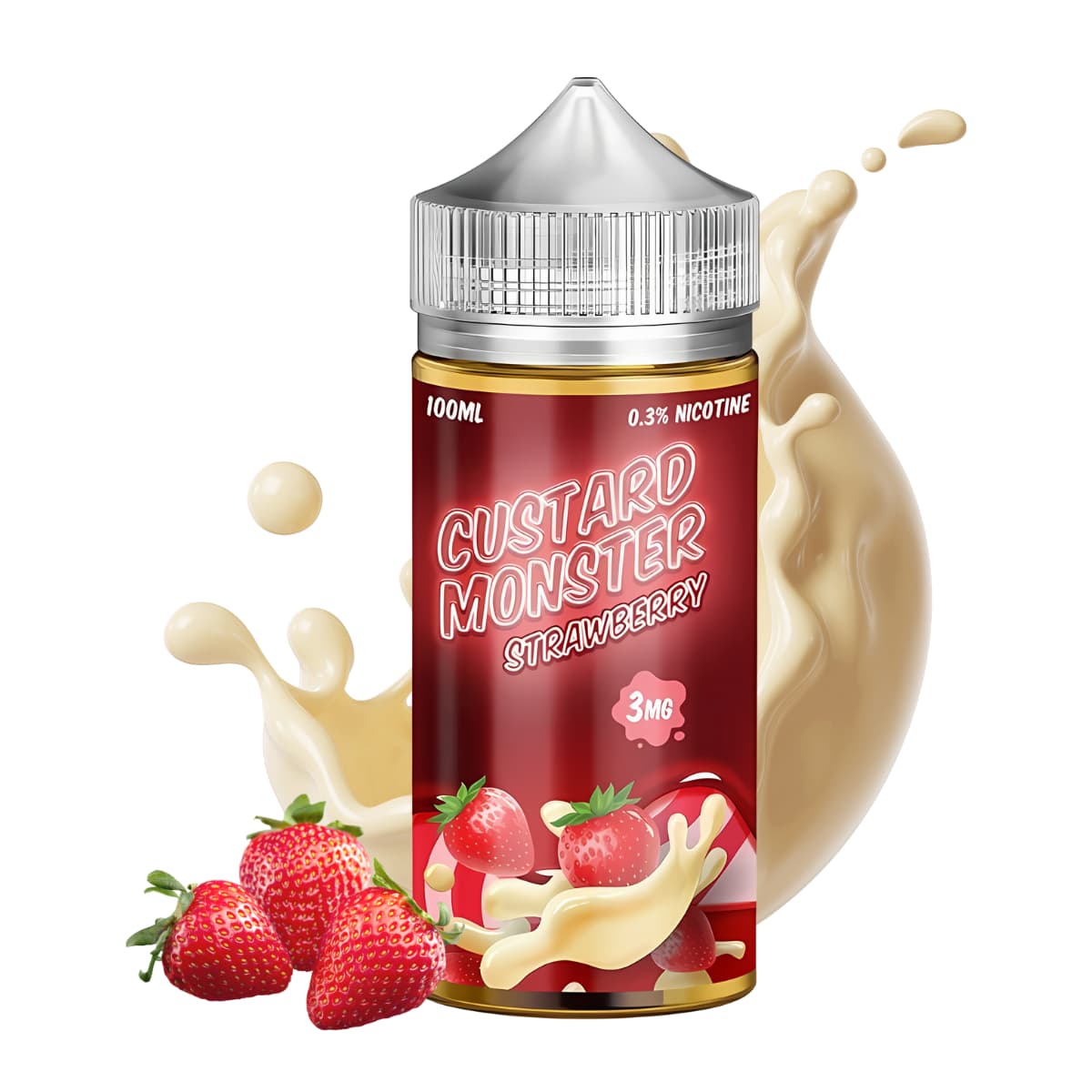 Custard Monster Strawberry cream 100ml 0mg