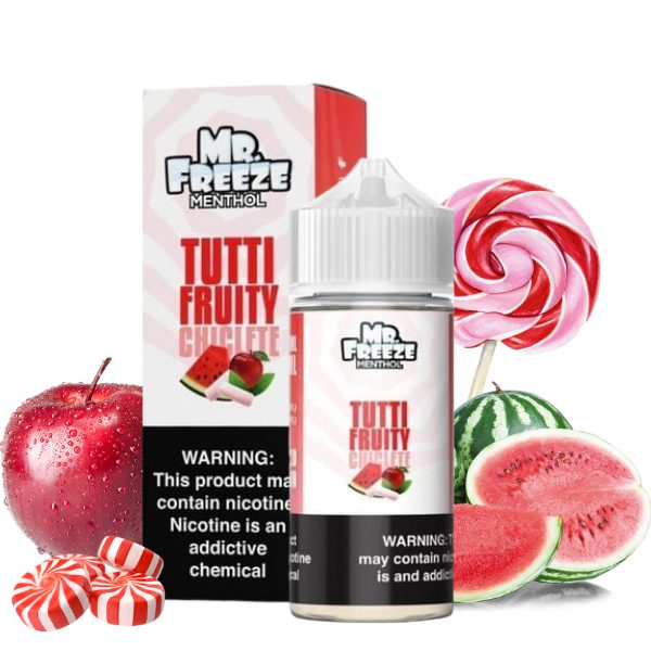 E-líquido chicle Tutti Frutti con Mentol de Mr. Freeze 100ml 3mg