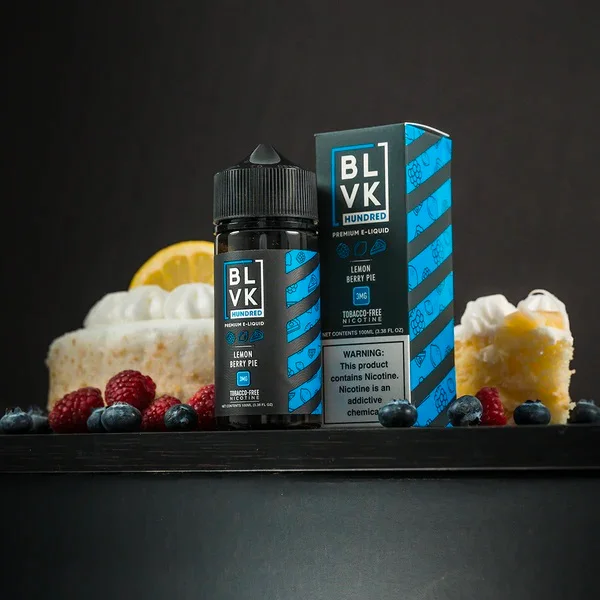 BLVK eliquid 100ml 3mg Hundred Lemon Berry Pie