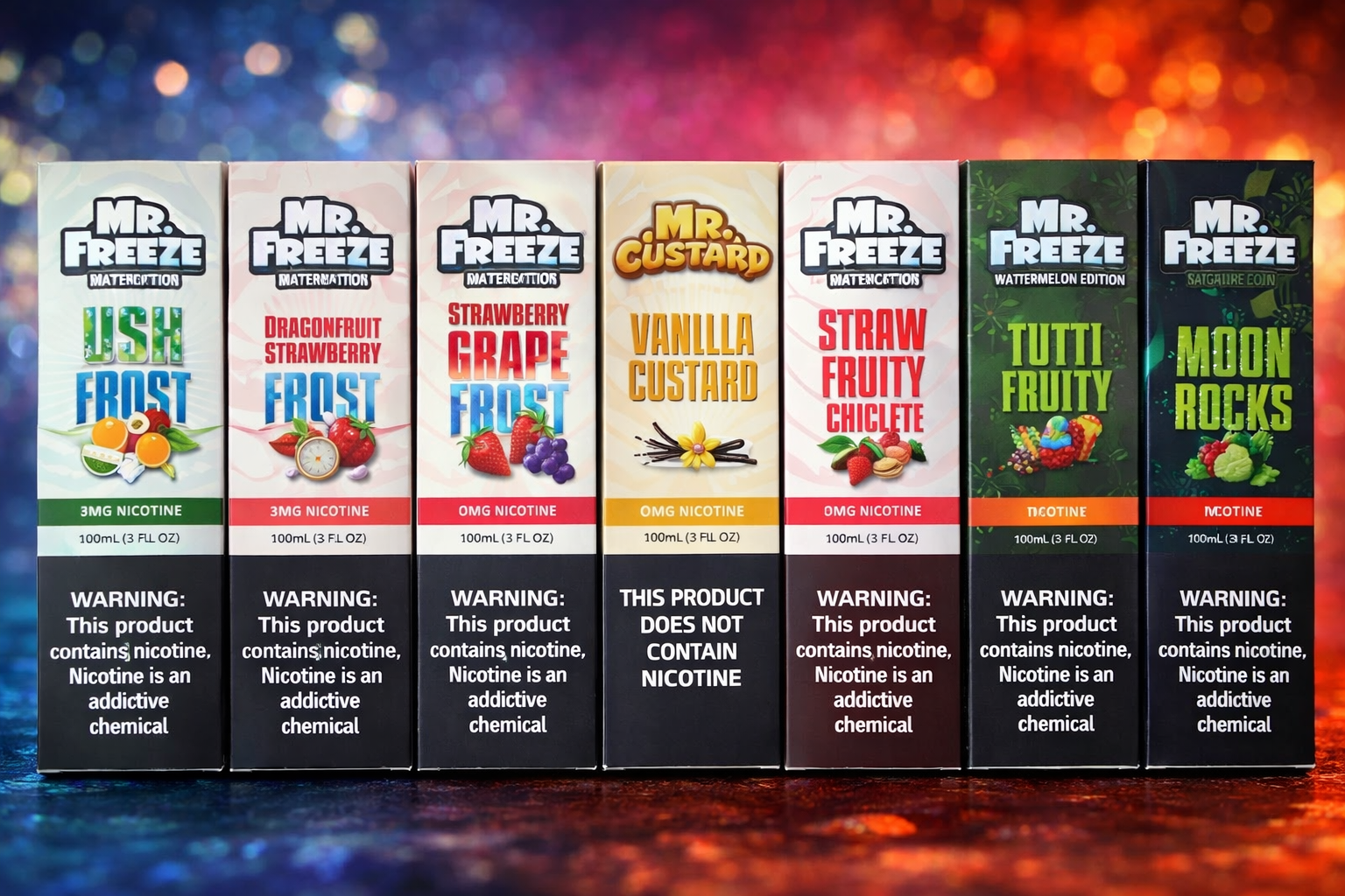 Liquidos importados Mr. Freeze 100ml 